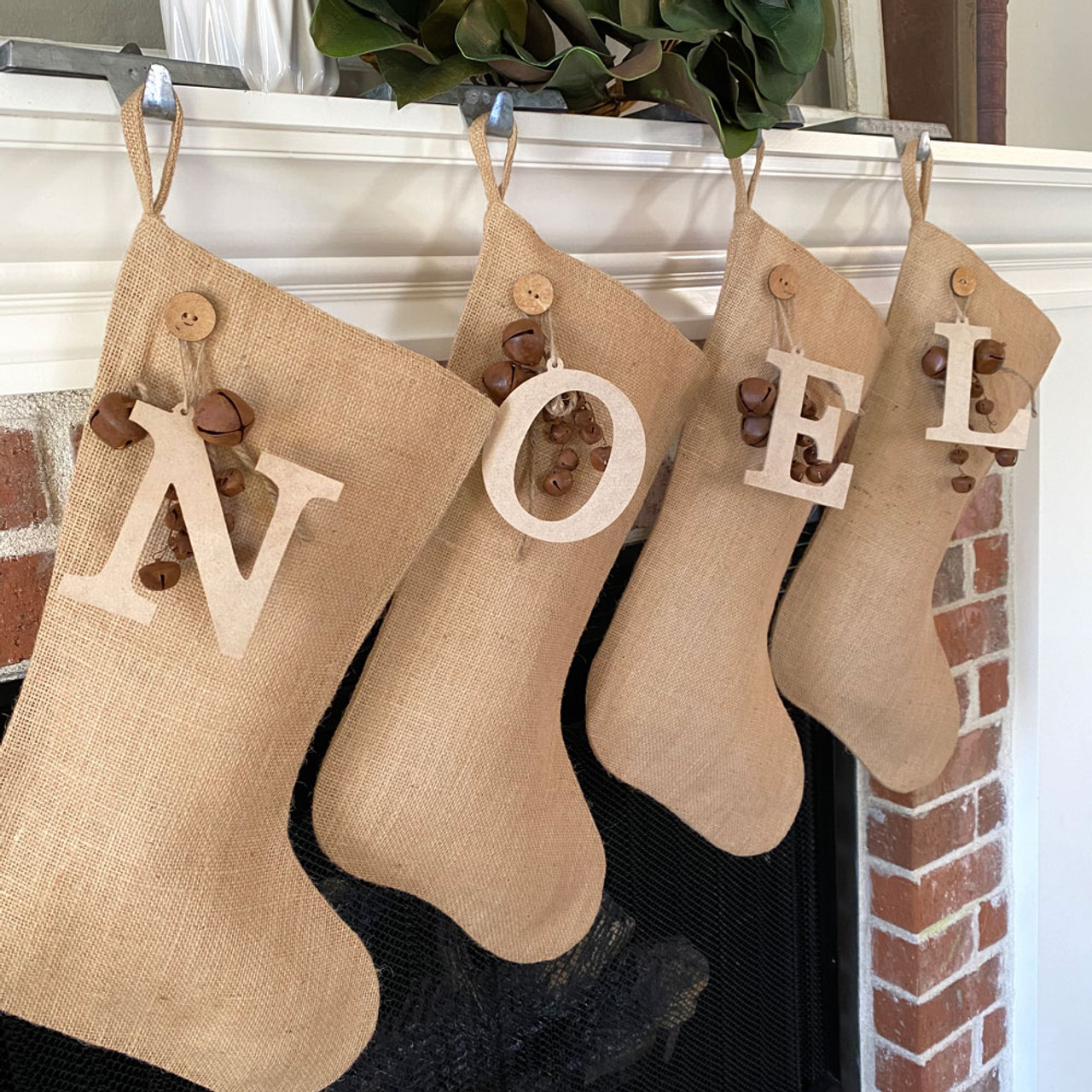 Burlap stockings shop