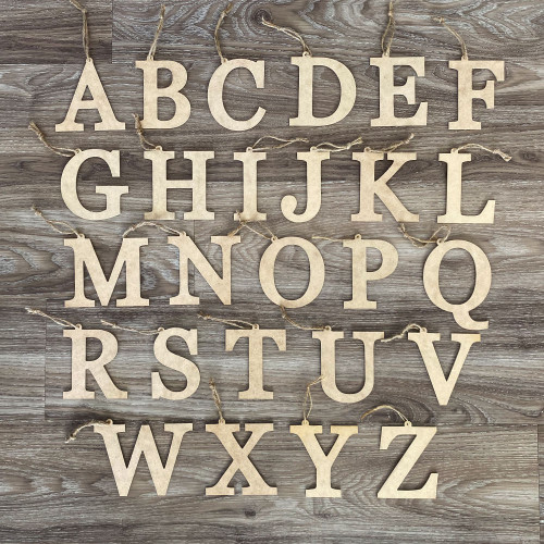 Wood Alphabet Letters