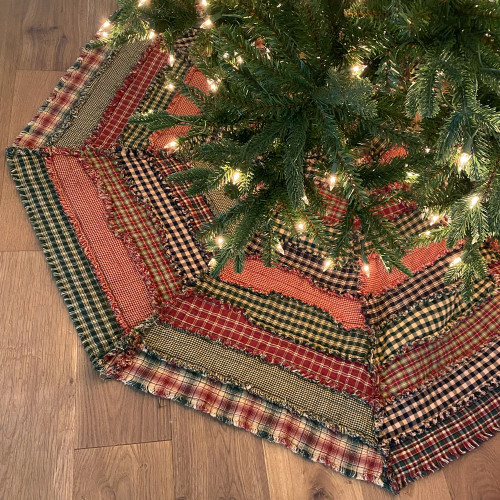 'Tis the Season Ragged Christmas Tree Skirt Pattern - Digital 'Tis the Season Ragged Christmas Tree Skirt Pattern - Digital