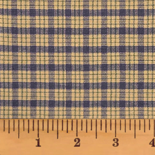 ヘンリー　プレソン作　エメラルドベイ Emerson 5 Blue & Green Plaid Homespun Cotton Fabric