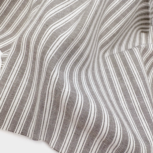 Magnolia Gray Stripe Homespun Fat Quarter