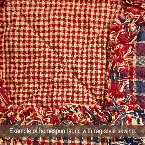 Primitive Red 2 Homespun Fat Quarter Primitive Red 2 Homespun Fat Quarter