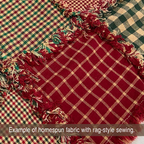 Primitive Red 7 Homespun Fat Quarter Primitive Red 7 Homespun Fat Quarter