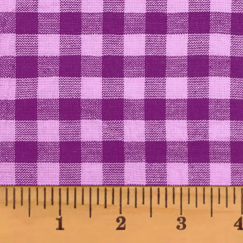 Purple 5 Mini Buffalo Plaid Homespun Fat Quarter