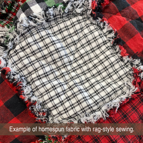 Black and White 3 Homespun Cotton Fabric Black and White 3 Homespun Cotton Fabric