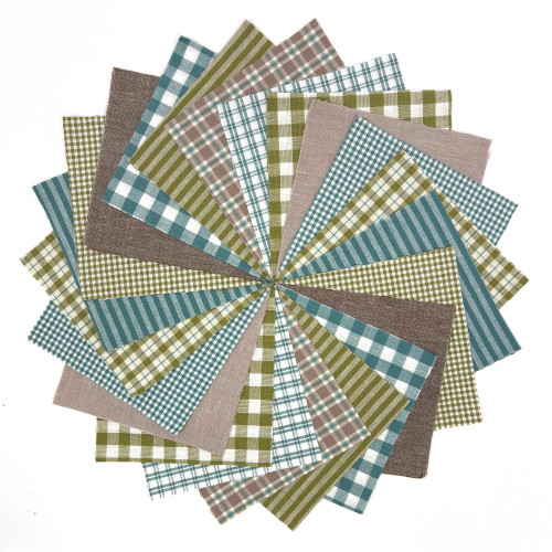40 Bluegrass Homespun 5 inch Quilt Squares