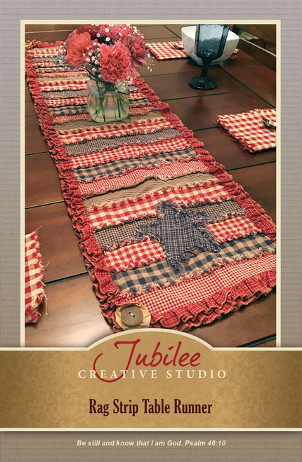 Pumpkin Patch Rag Strip Table Runner Kit w/Pattern Pumpkin Patch Rag Strip Table Runner Kit w/Pattern