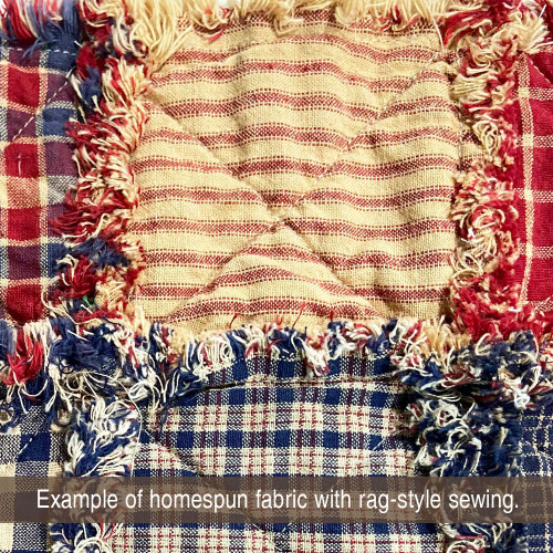 Americana Red Stripe Homespun Fat Quarter Americana Red Stripe Homespun Fat Quarter