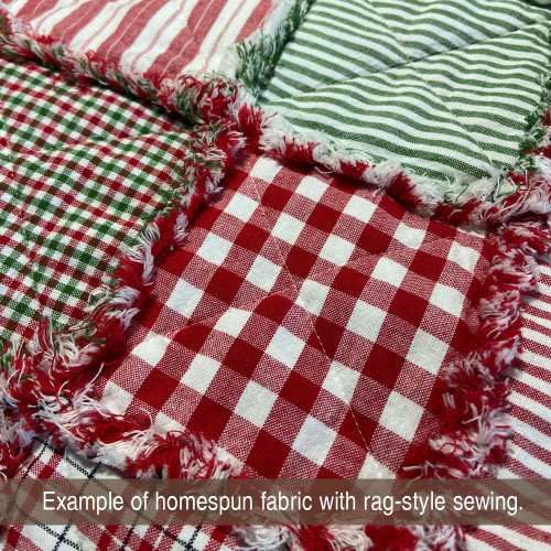 Perfect Red 5 Mini Buffalo Plaid Homespun Cotton Fabric Perfect Red 5 Mini Buffalo Plaid Homespun Cotton Fabric