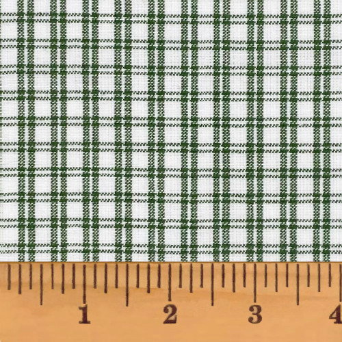 Perfect Green 3 Plaid Homespun Cotton Fabric
