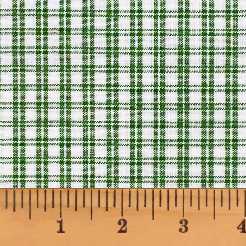 Perfect Green 3 Plaid Homespun Cotton Fabric