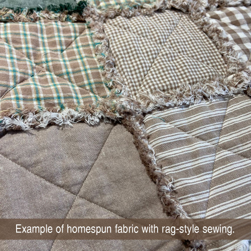 Oatmeal Farmcloth Homespun Cotton Fabric