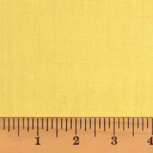 Flora Yellow Solid Homespun Cotton Fabric