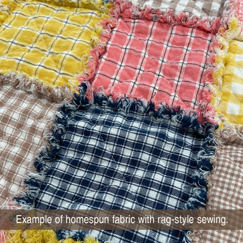 Nautical Blue 4 Homespun Plaid Cotton Fabric Fat Quarter Nautical Blue 4 Homespun Plaid Cotton Fabric Fat Quarter