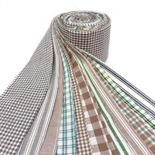  Sale!  Lightwash Homespun Fabric 2.5 X 44 inch Precut Roll (Jelly Roll) - 22 pc.