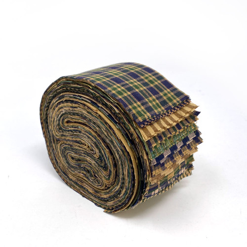 Cozy Homespun Fabric 2.5 X 44 inch Precut Roll (Jelly Roll) - 22 pc. Cozy Homespun Fabric 2.5 X 44 inch Precut Roll (Jelly Roll) - 22 pc.