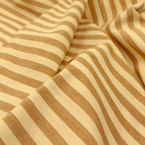 Honey Stripe Homespun Cotton Fabric Honey Stripe Homespun Cotton Fabric