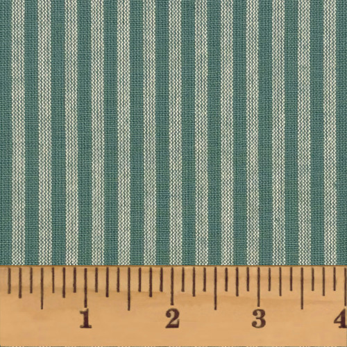 Mercy Blue Stripe Homespun Cotton Fabric