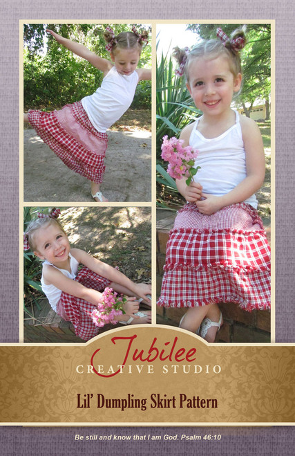 Li'l Dumpling Girls Ragged Skirt Pattern - Free! - Digital