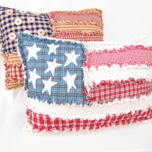 Freedom Flag Ragged Pillow Pattern - Free! - Digital Freedom Flag Ragged Pillow Pattern - Free! - Digital