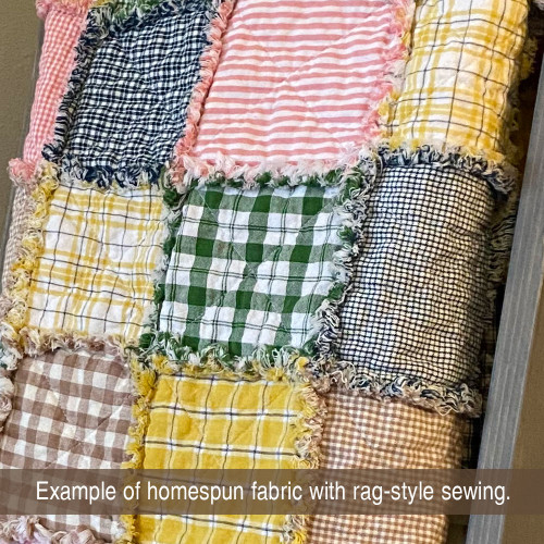Perfect Green 6 Homespun Cotton Fabric Perfect Green 6 Homespun Cotton Fabric