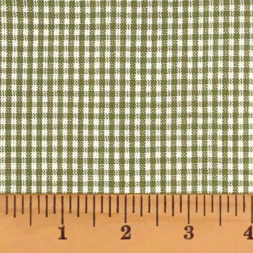 Sage Green Plaid Fabric | Multicolor Cotton Tartan Twill 58W