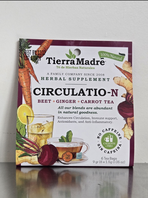 CIRCULATIO-N BEET + GINGER + CARROT TEA
