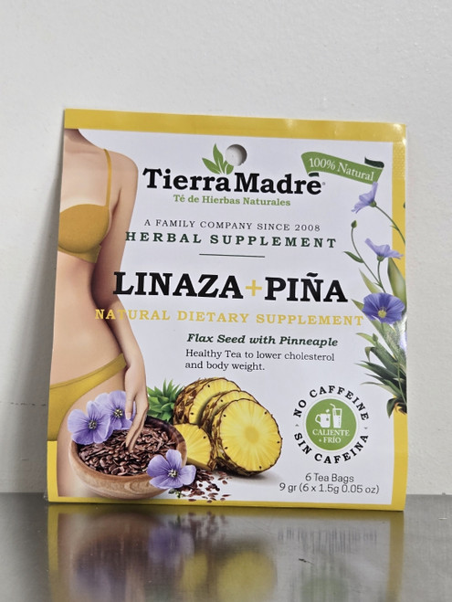 LINAZA + PINA FLAX SEED WITH PINNEAPLE TEA