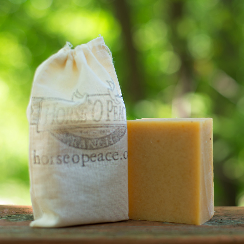 Handmade Goat Milk Soap 100% Raw | Patchouli Triple Scent Goat Milk Soap | Horse O Peace