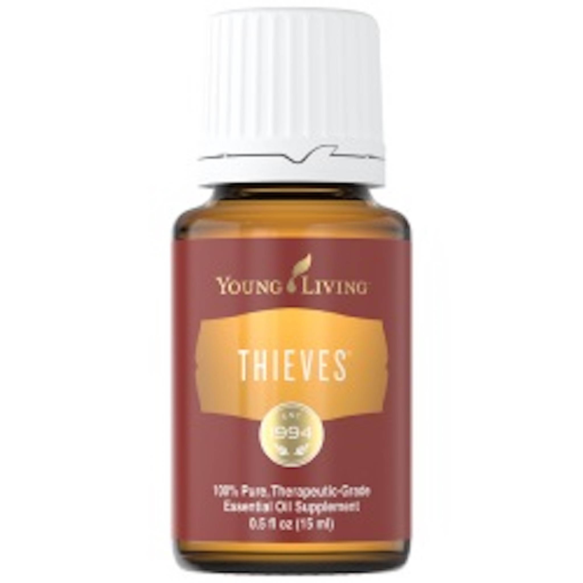 Young Living Thieves Pure Essential Oil Blend 15 mL / 0.5 oz. - New
