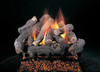 Bonfire (BF) Logs (shown in 24-inch set size on FX burner and 5/8" grate) by Rasmussen Gas Logs