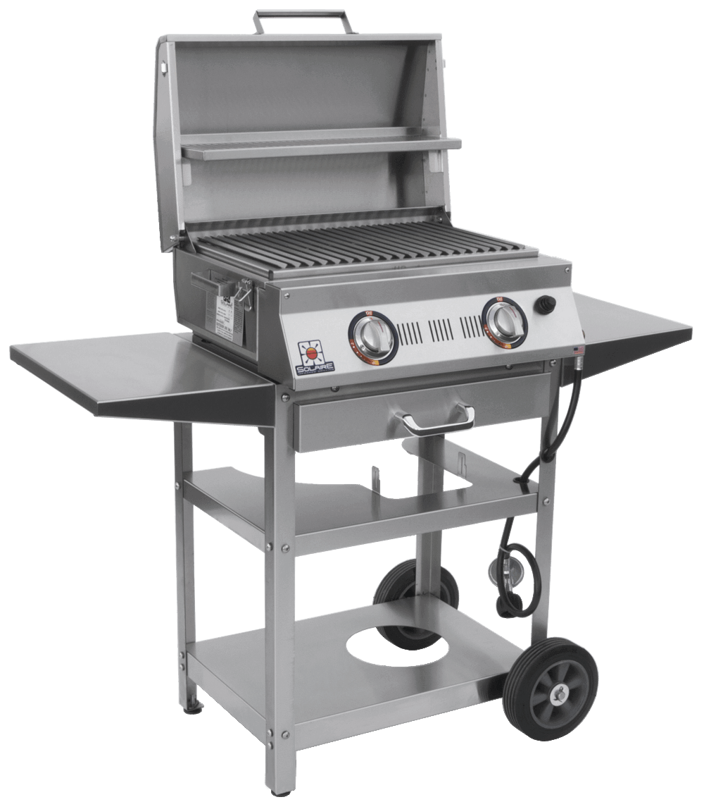 Solaire AllAbout Double Infrared Grill with Cart