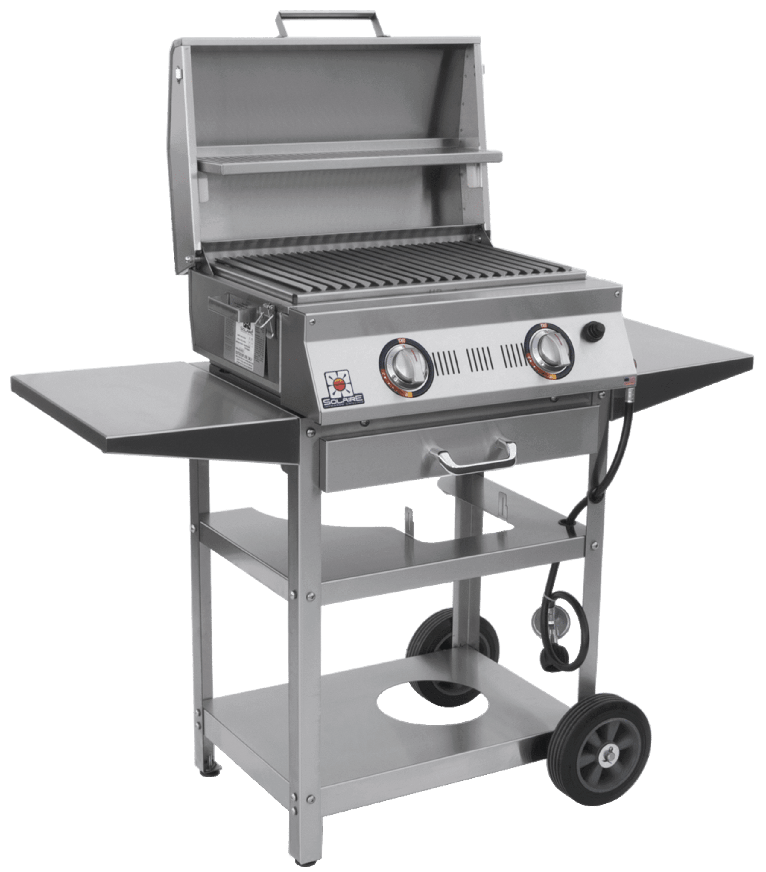 Solaire AllAbout Double Infrared Grill with Cart