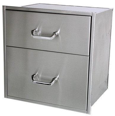 2 Drawer Set - 21" Finished Width - 15" Depth - Item #SOL-2D21S