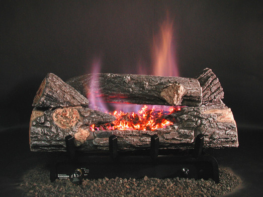 DFC7 Chillbuster Double Face Evening Embers by Rasmussen Gas Logs (24" size shown)