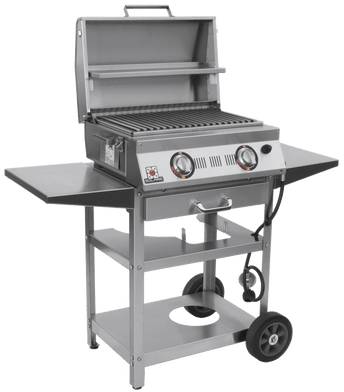 Solaire AllAbout Double Infrared Grill On Cart