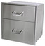 2 Drawer Set - 21" Finished Width - 15" Depth - Item #SOL-2D21S