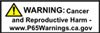 prop 65 warning
