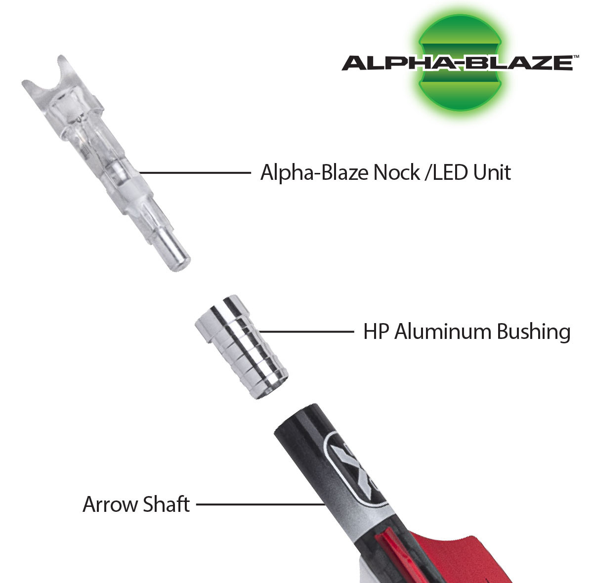 EVO-X CenterPunch Lighted Premium Arrow 16