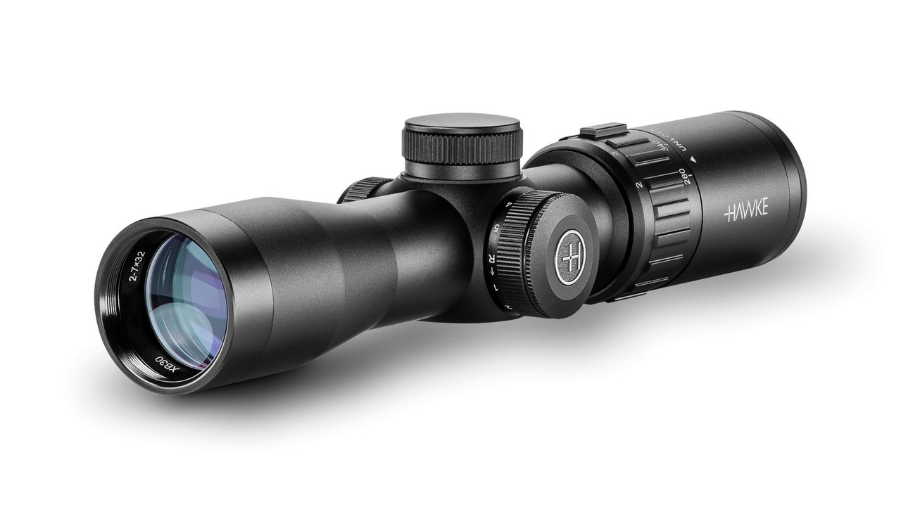 ハーレクイン Hawke XB30 2-7X32 SR Scope | Wyvern Creations