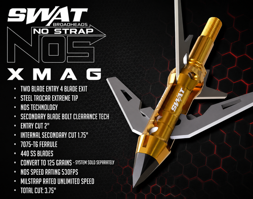 Swat Crossbow XMag NOS Broadhead