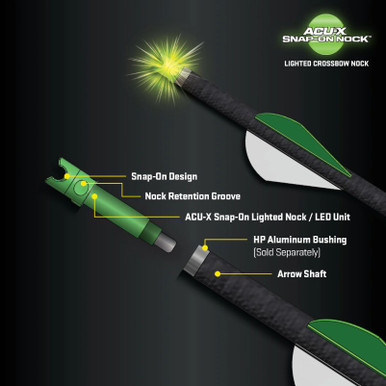 TenPoint ACU-X Lighted Snap-On Nock | Wyvern Creations
