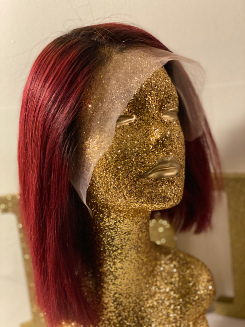 Stylishly Straight - Red - Frontal Bob Wig