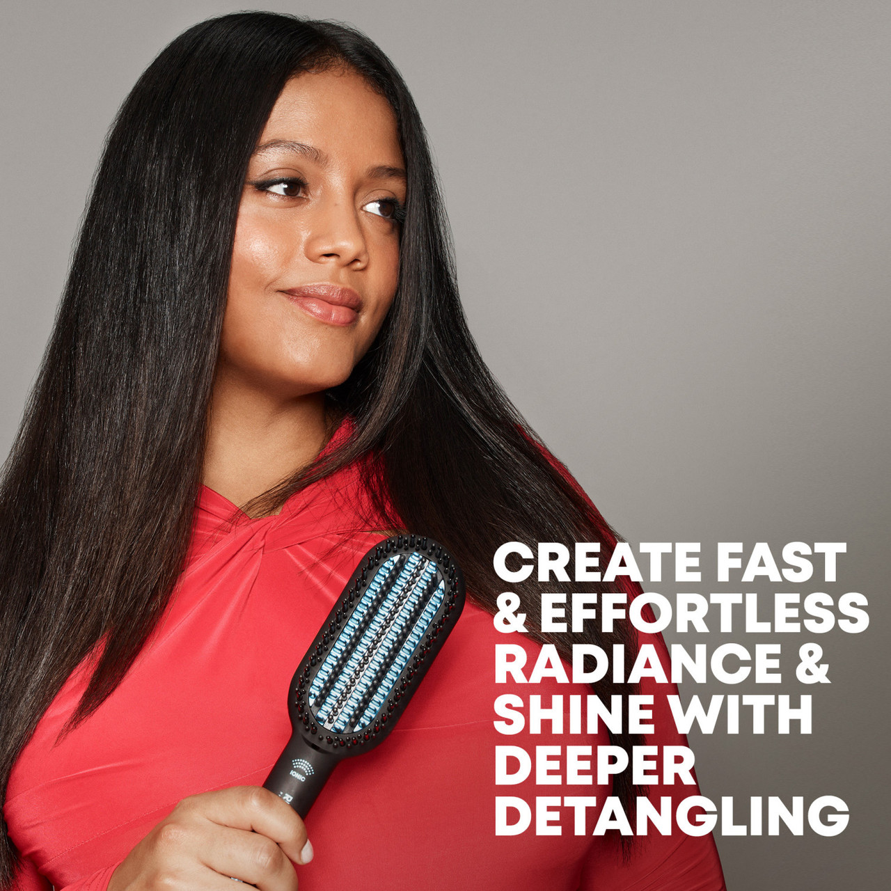 Straightening brush for afro clearance hair