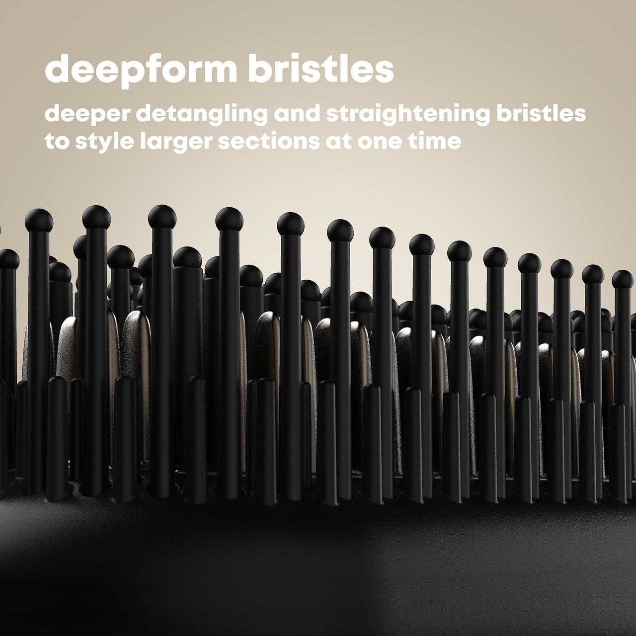 Deepform Ceramic Straightening Hot Brush | REVAMP