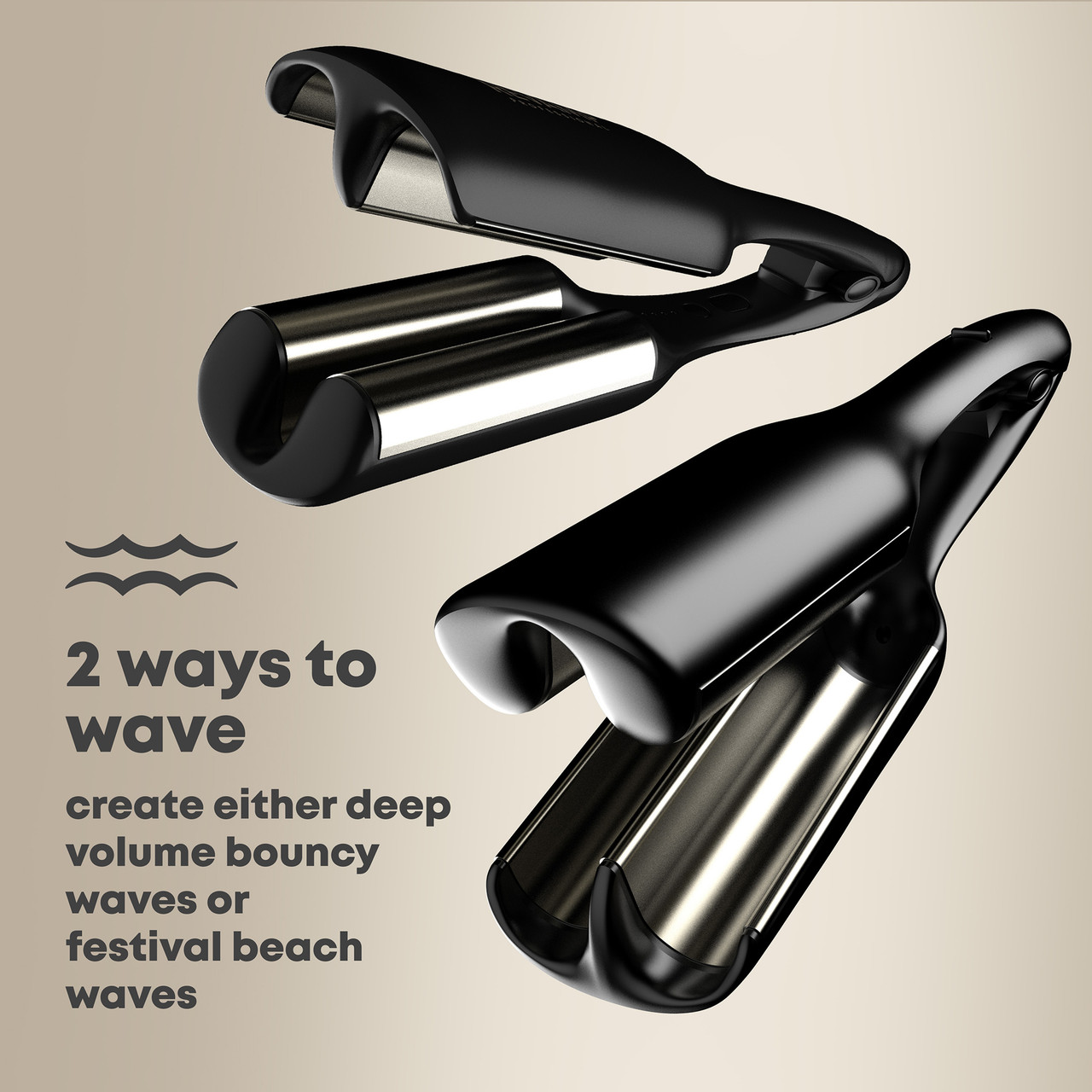 Revamp | 2-in-1 Beach & Volume Professional Ceramic Waver