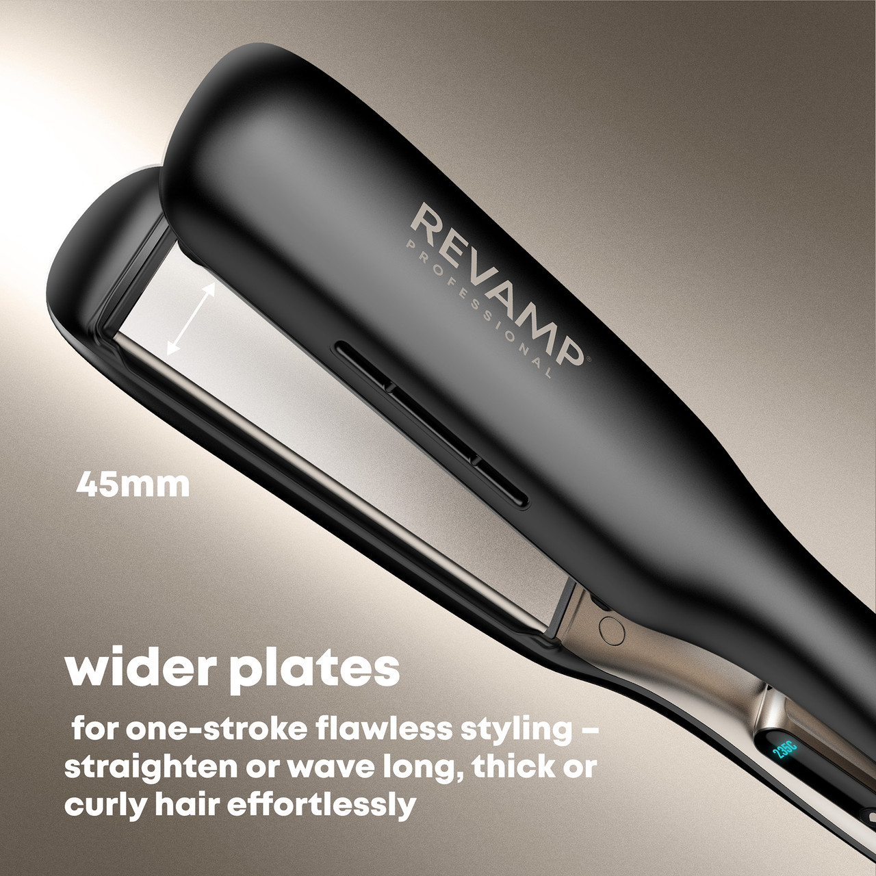 Revamp Enigma Wide Ionic Radiance Ceramic Hair Straightener