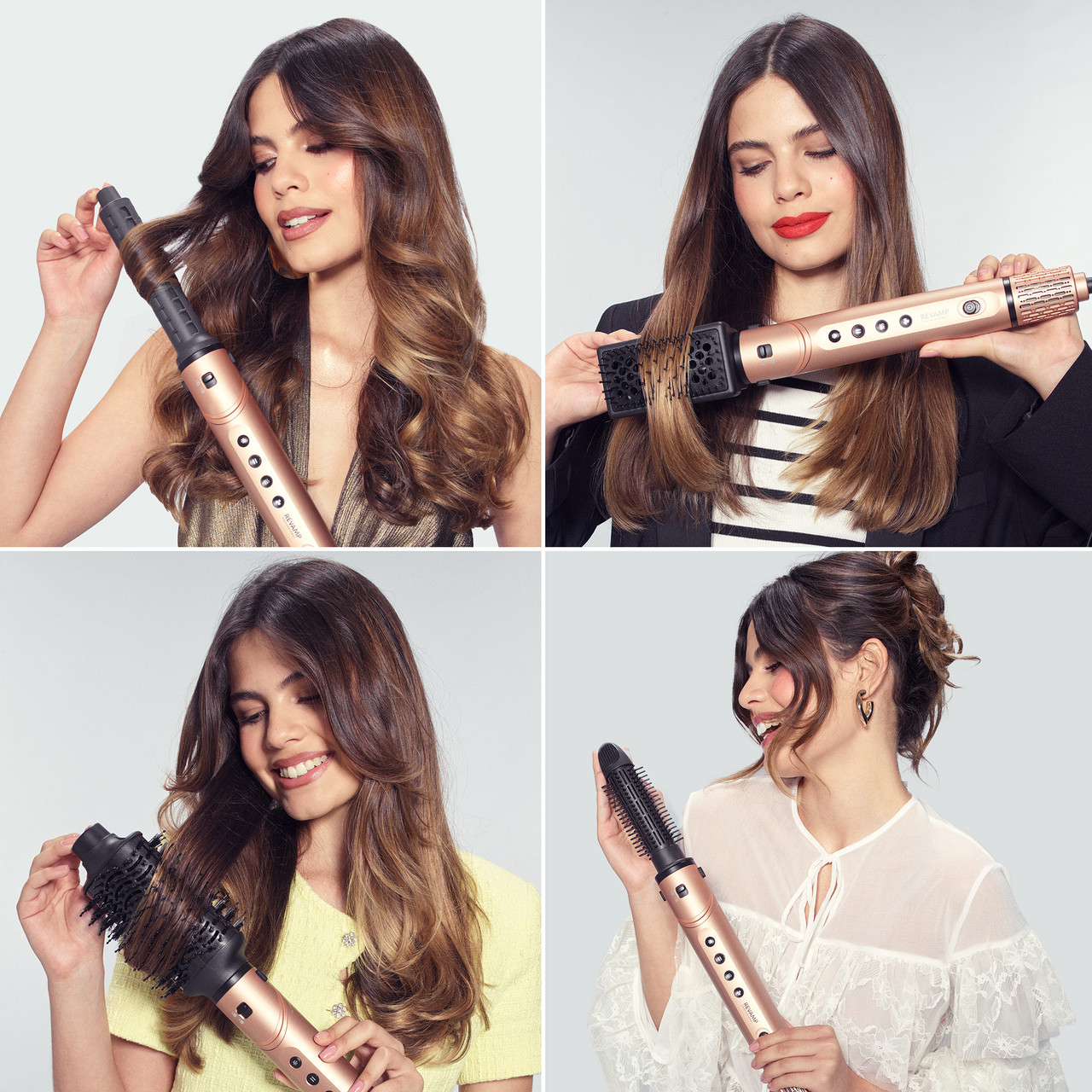 REVAMP Dynamic Radiance Pro Blow Dry 7-in-1 Ionic Air Styler