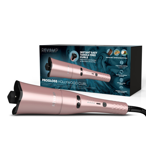 Progloss Hollywood Curl Automatic Rotating Hair Curler - Product Image - Revamp Professional