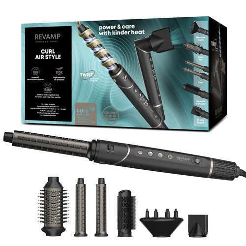 REVAMP Curl Air Style 7 in 1 Ionic Air Styler